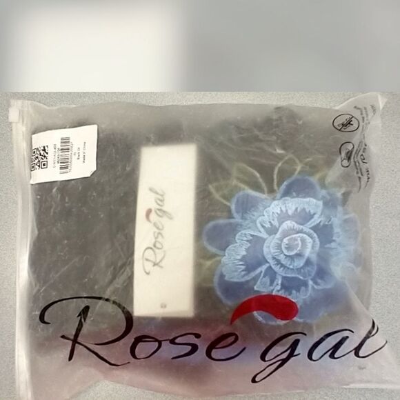 ROSEGAL Ombre Lattice Floral Embroidered Applique Two- Piece Plus Size  Swimsuit - Picture 16 of 16